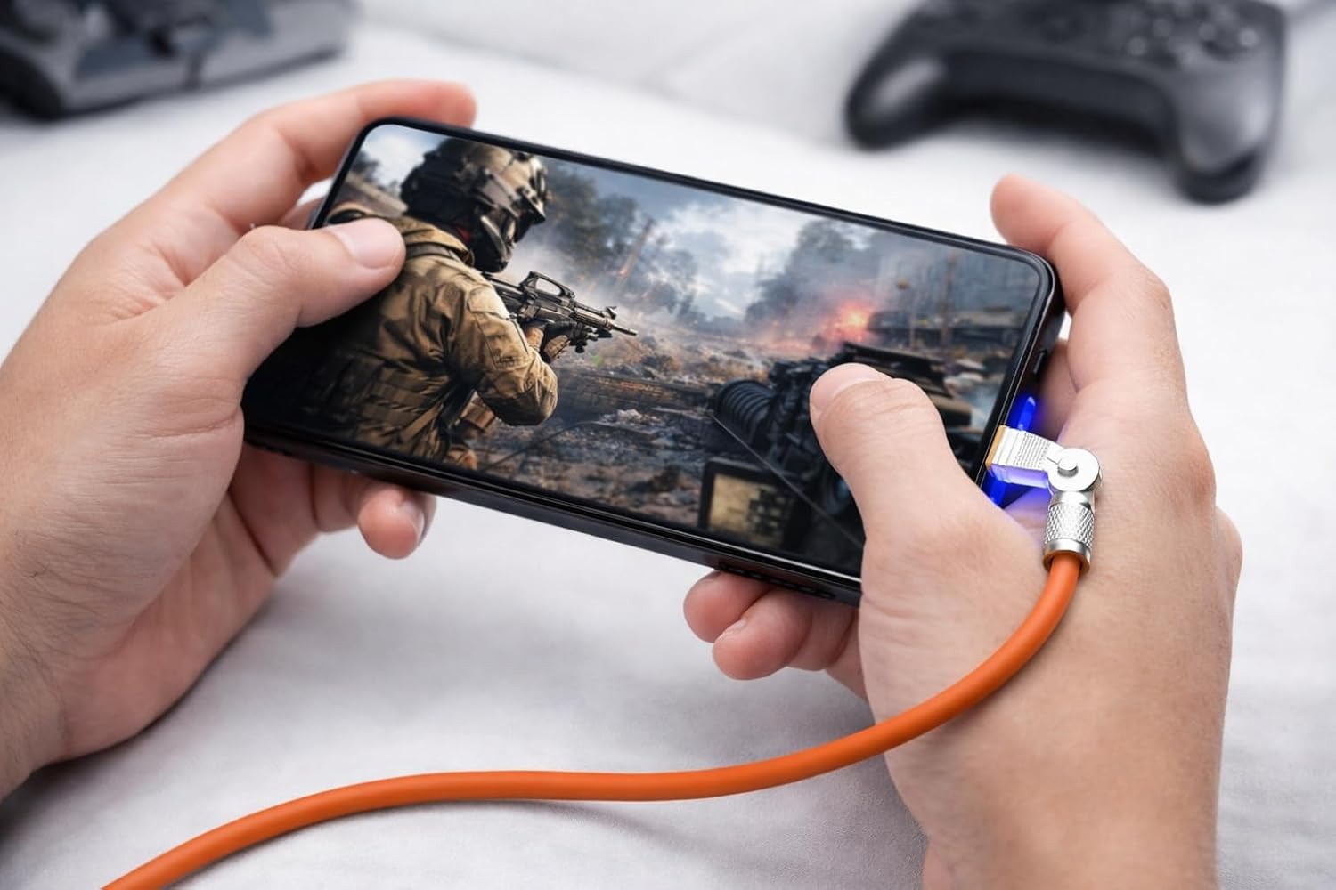 Type c cable fast charging 120W Fast Charging Cable, 180° Rotatable Portable Charger Cable Compatible For iPhone 17,16 Pro,15 Pro Max, 17 Air.