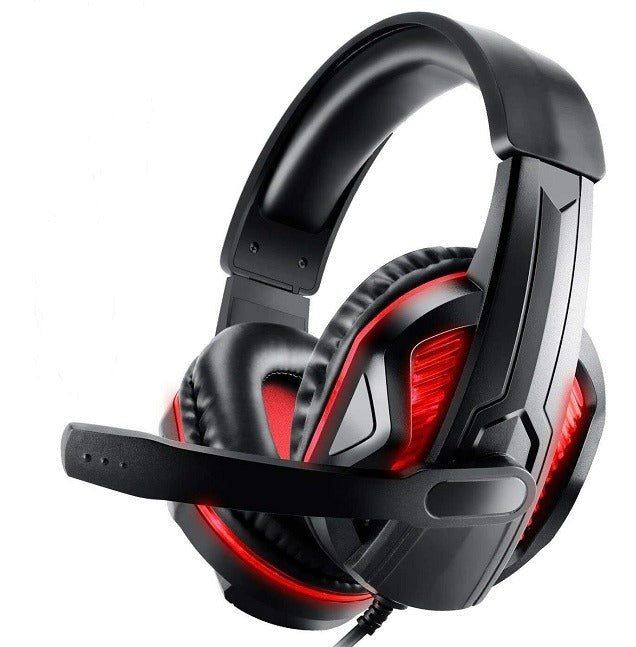 Wolulu AS-51268 Wired 3.5mm Noise Canceling Gaming Headset With Condenser Microphone.