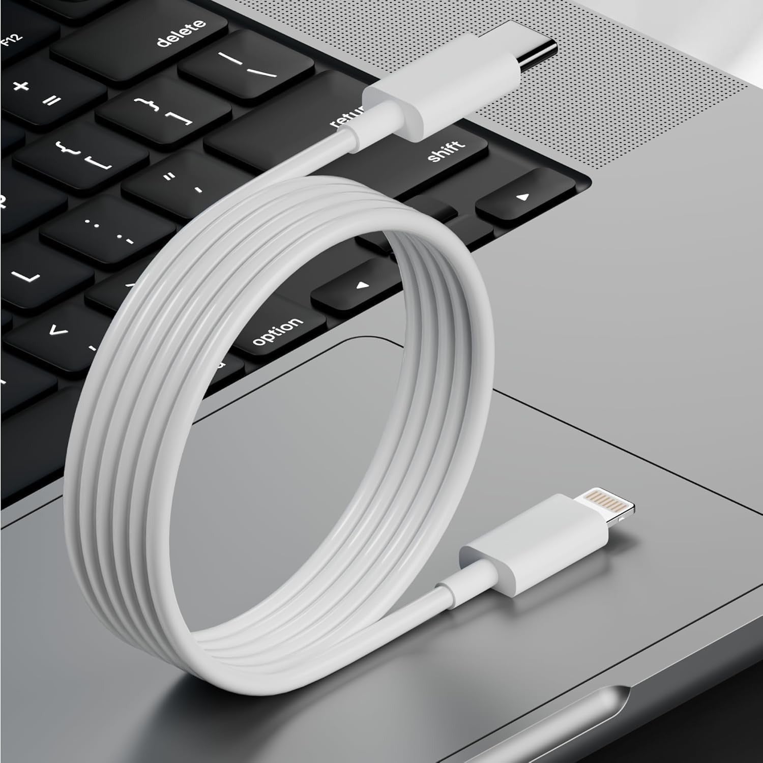 EZRA 27W Fast Charging USB-C to Lightning Cable – Power Delivery for iPhone & iPad – High-Speed Sync & Charge Cord (1-Meter) (Pack of 1)