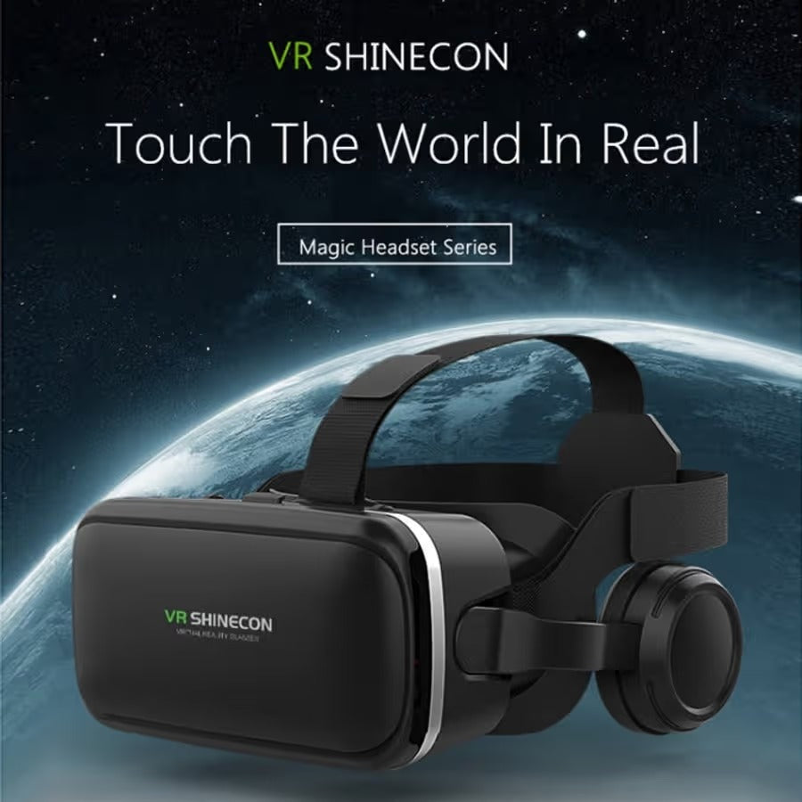 VR SHINECON G04E Virtual Reality 3D Video Glasses Suitable for 3.5 inch - 6.0 inch Smartphone .