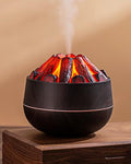 Humidifier with Night Lamp, 300ml Capacity, Two Spray Modes, Wood Grain Finish, USB Powered