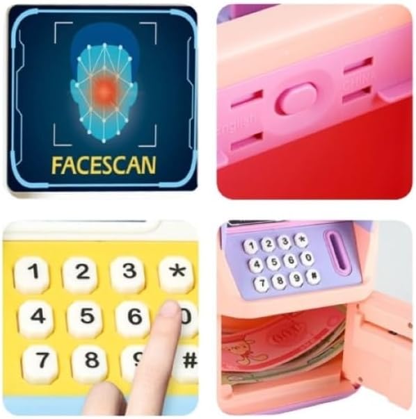 Smart Electronic Bank With Face Recognition (pink)