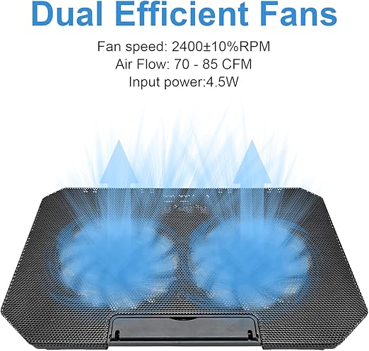 Laptop Cooling pad Laptop Cooler Stand Laptop Fan Cooling pad for 11-15.6 Inch