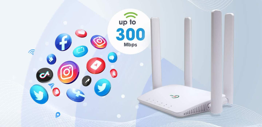 High-performance LTE CAT4 CPE.