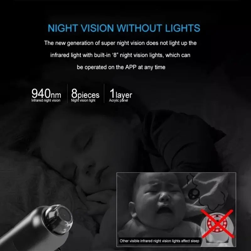 The X5 WiFi Mini Camera delivers high-definition 1080p video, 140° wide-angle coverage, and advanced 940nm infrared night vision for discreet, 24/7 monitoring.