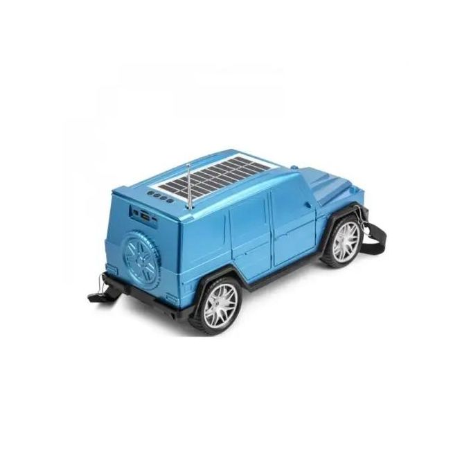 Hf F88 Luxury SUV Style Shaped Bluetooth Speaker - Portable Wireless with Solar Charging - Supports BT/USB/TF Card/Aux/FM