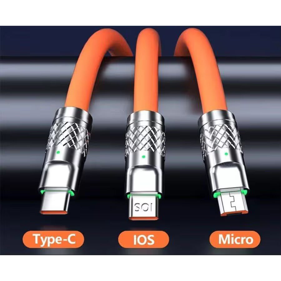 Fast Charging Data Cable Fully compatible With Data Cable 120W .