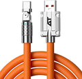 Type c cable fast charging 120W Fast Charging Cable, 180° Rotatable Portable Charger Cable Compatible For iPhone 17,16 Pro,15 Pro Max, 17 Air.