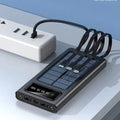 Itel H-209 Solar PowerBank 30000mAh Built in 4 Cable Portable Charging.