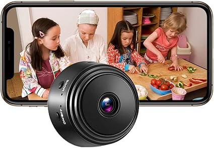 beseloa Hidden Spy Camera, Wireless Mini Camera Full HD with Audio and Video