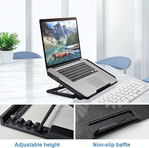 Laptop Cooling pad Laptop Cooler Stand Laptop Fan Cooling pad for 11-15.6 Inch