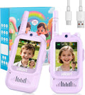 Kids Video Walkie Talkies for Girls Ages 3-12,