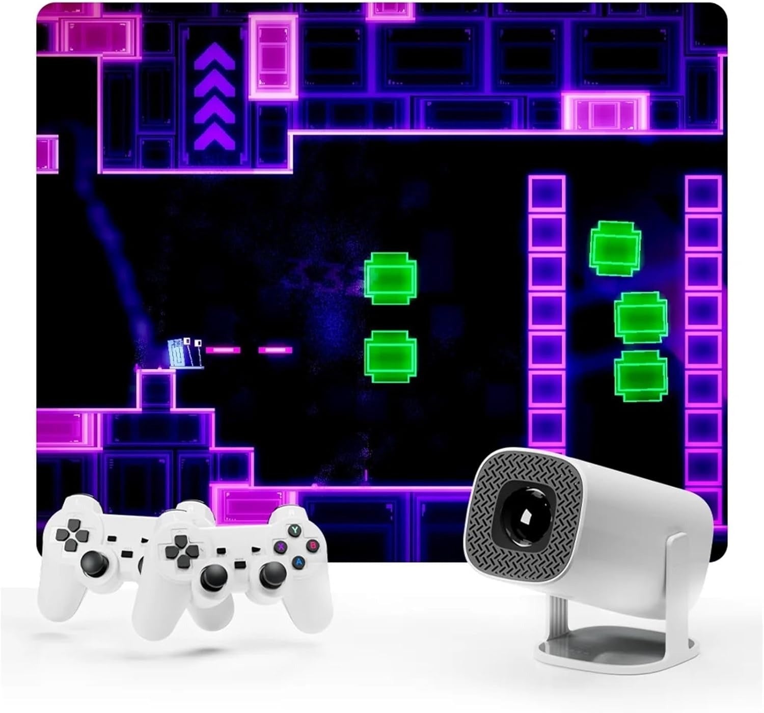 S40 Max 2-in-1 Game & Streaming Projector - Entertainment (Movies, TV series, Live Sports & Music)