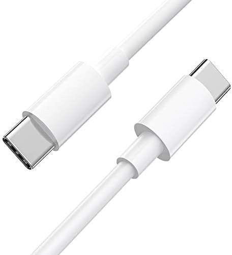 EZRA  66W Type-C to Type-C Cable 2M Nylon Braided 5A Fast Charging 480Mbps High Speed Data Sync Cable Compatible with Laptops, Smartphones and Gaming Devices