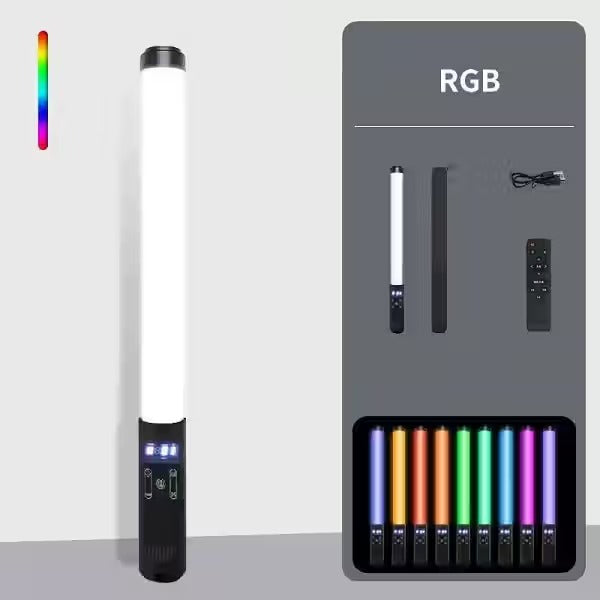 PM-198 Portable Video Making Handheld RGB LED Stick Light.