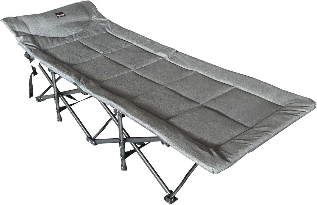 Ergonomic 10-Foot Outdoor Camping Stretcher Bed - Heavy-Duty Camp Bed