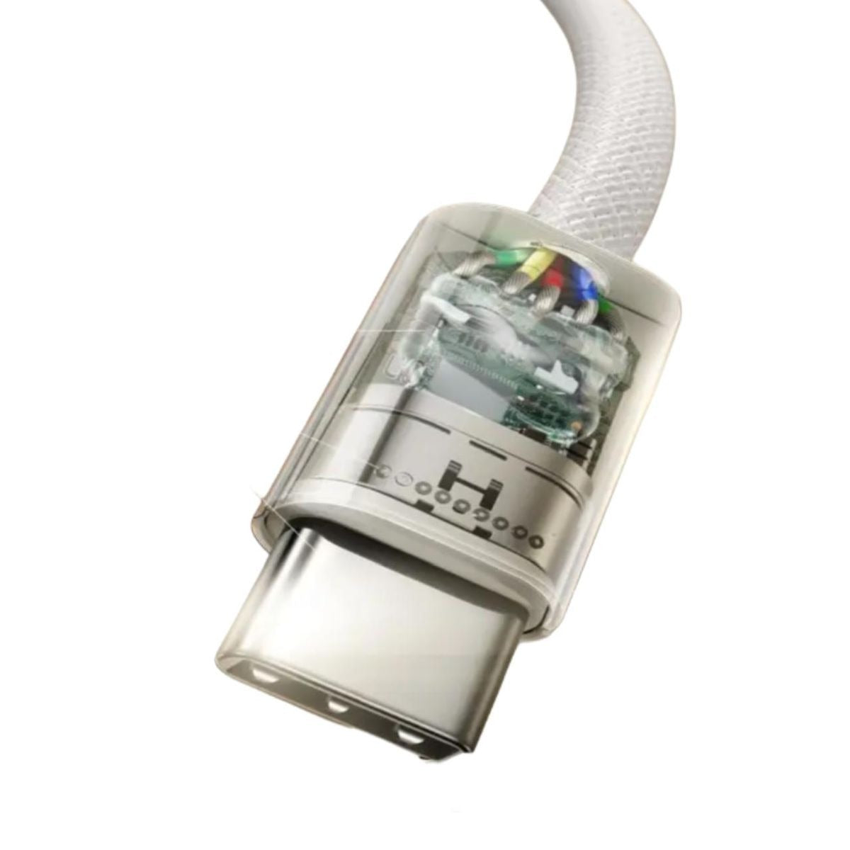 EZRA 1 m USB C to USB C 240W charging cable - White