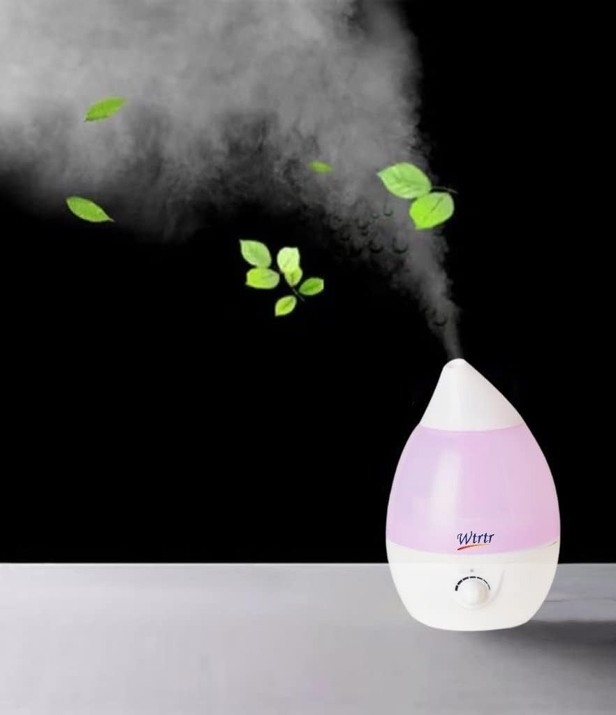 Wtrtr Cool Mist Humidifier for Bedroom, 3L Ultrasonic Air Humidifier for Babies, Premium Humidifying Unit, Whisper-Quiet Operation & Automatic Shut-Off...