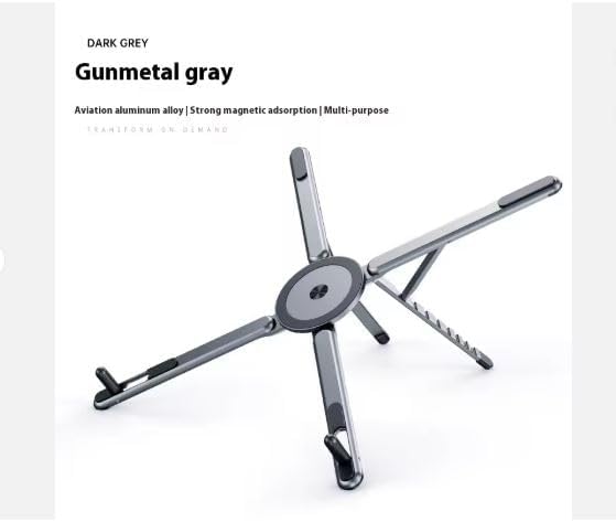 Multi-Functional Magnetic Stand for Laptops, Tablets, and Smartphones, Adjustable Angles, Portable and Lightweight Design
