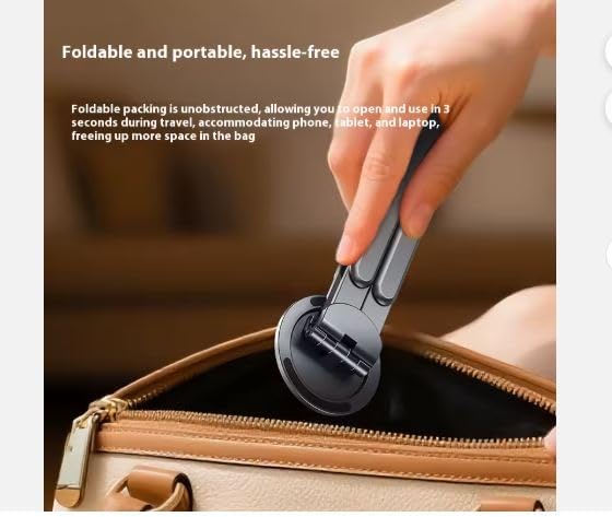 Multi-Functional Magnetic Stand for Laptops, Tablets, and Smartphones, Adjustable Angles, Portable and Lightweight Design